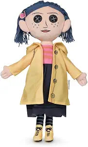 Coraline Cuddle Pillow Plush, Kids Bedding Super Soft Plush Pillow, (Officially Licensed Product) By Franco Collectibles