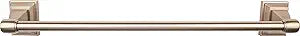 Top Knobs STK8-BB Stratton Bath Single Towel Rod Bronze