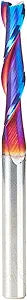 Amana Tool Spektra Extreme Tool Life Coated Solid Carbide Spiral Plunge Router Bit, 46321-K, 1/4 Dia x 1-1/4 CH x 1/4 Shank 3 Inch Long Up-Cut