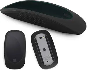 Silicone Mouse Cover for Apple Magic Mouse 2 Silicone Case Sleeve Compatible with Apple Mouse 2 Skin Anti-Drop Mouse Grip(Black)