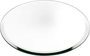Plymor 10" Round, 5mm Thick Beveled Glass Mirror Circle
