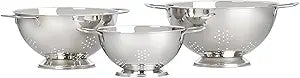 Le Creuset Set of 3 Stackable Colanders