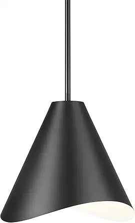 Z-Lite 1952P12-MB Aria - 1 Light Pendant-11 Inch Tall and 12 Inch Wide, Finish Color: Matte Black