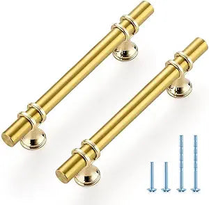 Ravinte Hardware 30 Pack 6 Inch Gold Cabinet Pulls Handles Kitchen Cabinet Handles Drawer Pulls Kitchen Cabinet Hardware Dresser Cupboard Handles Drawer Dresser Drawer Pulls 3.75 Inch CC