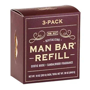 San Francisco Soap Company Refill Bars, Exotic Musk & Sandalwood, 3 x 10 oz