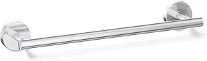 KOHLER K-27288-CP Elate 12" Towel Bar, Minimalist Design, Premium Durable Metal, Corrosion Resistant, Polished Chrome