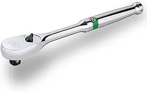 SK 3/8" Drive Ratchet Handle, Pear Head, 90-Tooth Ratchet, Alloy Steel, with Contoured Handle