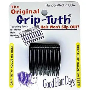 Good Hair Days Grip-Tuth Tuck Combs (2-1.5") Secure Hold for all Hair Types