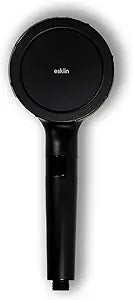 Eskiin Filtered Shower Head - Best HandHeld Shower Head With Filters For Healthy Hair & Skin - High Pressure - Reduce Dandruff, Protect Colored Hair (1.8 Gallon Per Minute California, Polished Black)