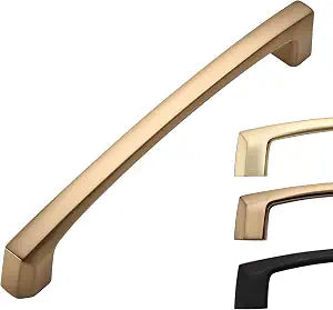 10 Pack 5 Inch Champagne Bronze Cabinet Pulls Kitchen Handles for Cabinets Cupboards Drawers Doors - Gold