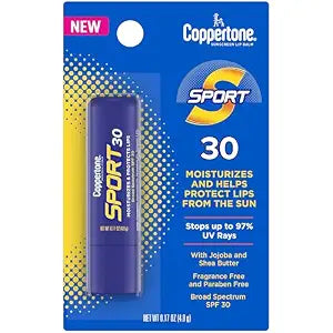 Coppertone SPORT Sunscreen Lip Balm SPF 30, 0.17 OZ