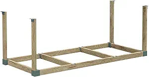 HyLoft HEAVYWEIGHT 48" W x 96" D Do-it-Yourself Plastic Ceiling Storage Kit, Gray