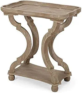 Christopher Knight Home Fannie French Country Accent Table with Rectangular Top, Natural