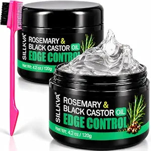 Edge Control Gel 2-Pack 4.2oz, Braiding Gel 24H Firm Hold for women