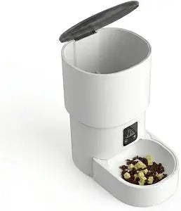 pet Feeder Automatic, timed cat Feeder, smart Dog Feeder, 6l pet Food Dispenser, Voice Recording pet Feeder, Dual Power, Anti Clog cat Food Dispenser, WiFi pet Feeder for Small pet
