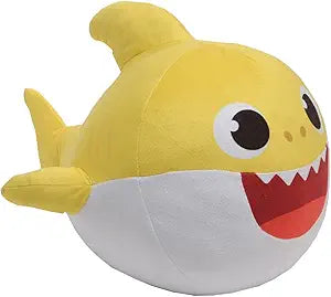 Nickelodeon Baby Shark Kids Plush Cuddle and Decorative Pillow Buddy, Yellow 15" Tall
