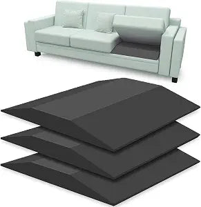 Sofa Couch Cushion Support, Black, Set of 3