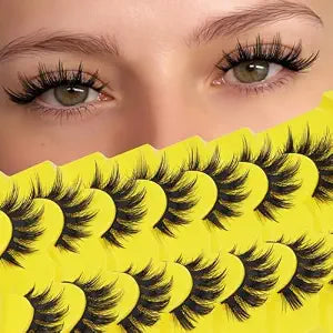 Ahrikiss Lashes Manga Lashes Spiky Anime False Eyelashes (Peacock)