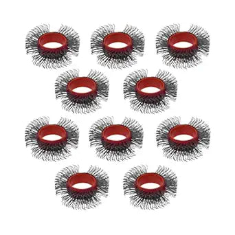 (10 Packs) Coarse Wire Wheels for Air Surface Removal Tools, 0.7mm Steel Bristle Brushes for Fast Rust, Paint & Corrosion Removal