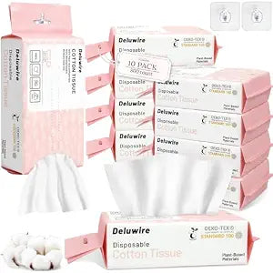 Disposable Face Towels for All Skin, 800 Count (Pack of 10)