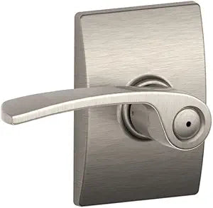 SCHLAGE Lock Company F40MER619CEN Century Collection SCHLAGE Privacy Lever, Satin Nickel