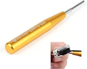 D SUB Connector Pins Removal Tool JRready DRK-D SUB Pins insertion Extraction Tool for TE/AMP/Harting Heavy Duty 5A Han DB Connector Crimp Contacts Extract, ID:0.07,OD: 0.09