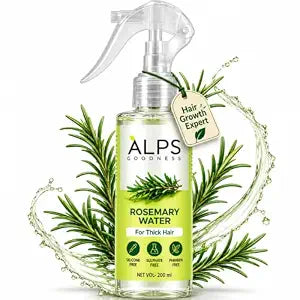 Alps Goodness Rosemary Water Spray for Hair Growth | Strengthen, Revitalize & Thicken Hair | Damage Repair & Hair Loss Control | Adds Shine & Reduces Frizz | 6.76 Fl Oz (200ml)