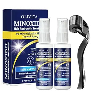 5% Minoxidil for Men and Women Hair Growth Spray kit, Hair Loss Treatment