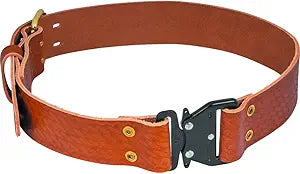 Klein Tools 5826M Leather Tool Belt with Quick-Release Buckle, 28-Inch to 36-Inch Waists, Medium