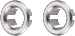 Sink Overflow Ring Brushed Nickel: ARCORA 2 Pack Bathroom Kitchen Sink Basin Trim Overflow Cover Hole Insert Cap
