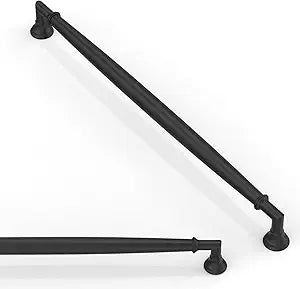 10 Pack Matte Black Cabinet Pulls 10 Inch(254mm) Kitchen Cabinet Handles Solid Zinc Alloy Cabinet Hardware Drawer Pulls