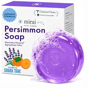 Mirai Clinical Persimmon Soap for Old People Smell, Nonenal® Odor Solution