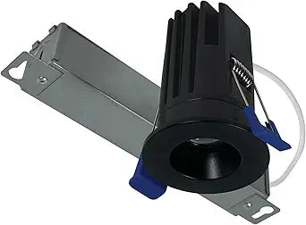 Nora NM1-PRDCL127BB 1" M1+ 120V LED Can-Less Downlight, 600 lumens (Matte Black, 2700K)