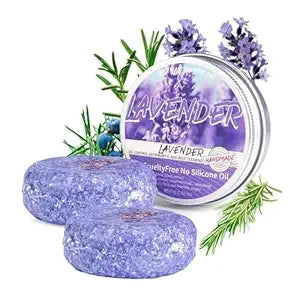 QUAAM 2PCS Shampoo Bar for Gray Hair,Purple Rain Shampoo Bar for Grey Hair,Shampoo Bars For Thinning Hair For Men & Women