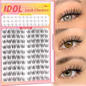 Wispy Lash Clusters Natural Manga Eyelash Clusters with Bottom Lashes