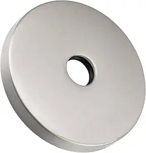 Semetall 4"Escutcheon Plate Extra Large,Universal Replacement Escutcheon Cover Plate,Replacement Shower Arm Flange Plumbing Cover Plates,Fits All Standard 1/2" Pipes (Brushed Stainless Steel)