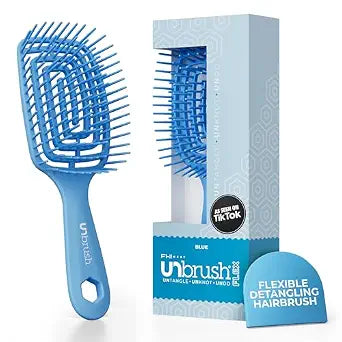 FHI Heat UNbrush Flex Detangling Brush - Ultra Flexible Hairbrush