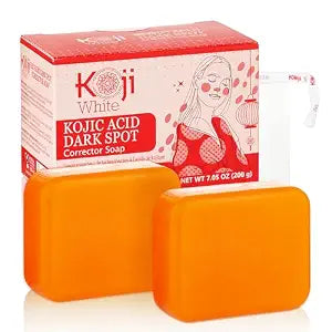Kojic Acid Dark Spot Corrector Soap for Sensitive Skin, 3.52 Oz (2 Bars)