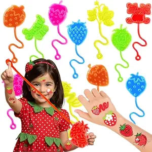 48 PCS Strawberry Party Favors for Kids