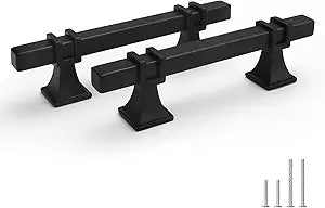 Goldenwarm 10 Pack 3 Inch Black Cabinet Pulls Zinc Alloy Matte Black Cabinet Pulls Dresser Handles Dresser Drawer Pulls Kitchen Drawer Handles