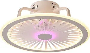 Bedroom Ceiling Lights|With Fan Lights|American Fan Lamps|Simple Fan Lamps|Restaurant Bedroom Lights Mute Ceiling Fan Lights|LED (56w)*2 Middle Color Lights Three Speed Controls|Lighting Fixture For N