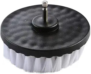 Wixine 1Pcs 5" White Drill Brush Attachment for Cleaning Carpet Leather and Upholstery Kit