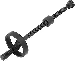 Fockety Workbench Vise Screw, T18 Self Locking Good Bearing Bench Screw with 100mm Handwheel, Heavy Duty DIY Vise Tool, Woodworking Machinery Press Clamp for Woodworking Projects (Black)