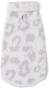Barefoot Dreams CozyChic Barefoot in the Wild Pet Sweater, Cream-Stone, Medium