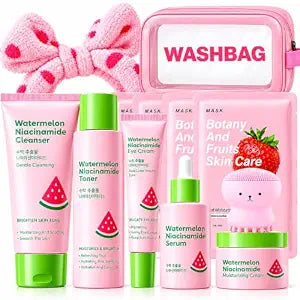 Watermelon Skin care Set for Kids & Teen Girls 8���12, Gentle Facial Gift Set