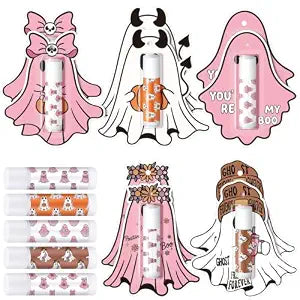 10 Pack Halloween Lip Balms Gifts Bulk Halloween Party Favors for Adults