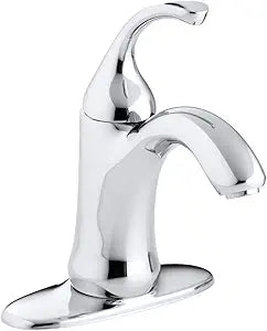 Single Handle Single hole or Centerset Bathroom Faucet with Metal Drain Assembly
