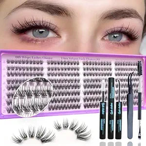 Wispy Lash Clusters Kit C Curl Natural Lashes Cluster Eyelash Extensions