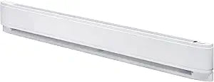 Cadet EQ4015W31 1125W/1500W Equinox Baseboard w/Thermostat, 208V/240V, White