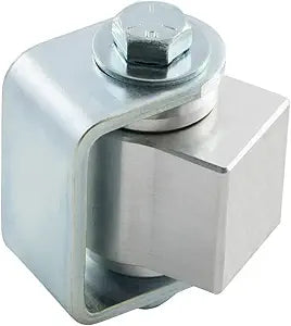 D&D Technologies CI3300 Shut It Combo Aluminum Body, Steel Bracket, Heavy Duty Industrial Metal Gate Hinge: Weld onto The Gate (Sold as a Single Hinge)